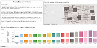 Taxable Sales and Purchases Heat Map